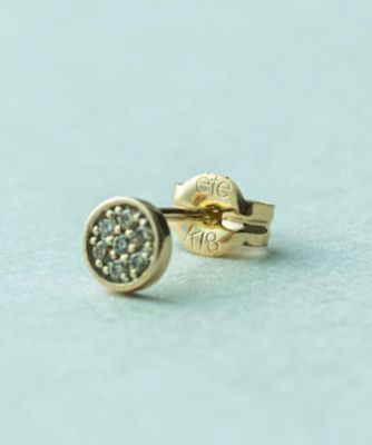 Ｋ１０ＹＧ　ブリリアント　ダイヤモンド　ピアス