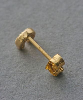 K10YG ダイヤモンド ホースシュー ピアス | ete bijoux