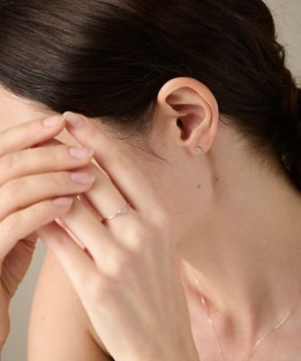 K10 ブリリアント ダイヤモンド ピアス | ete bijoux (Women