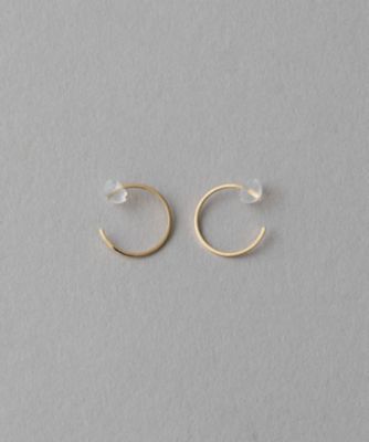 ＜ete bijoux (Women)＞［ＯＮＬＩＮＥ　Ｌｉｍｉｔｅｄ］　Ｋ１０ＹＧ　フープピアス　Ｓ