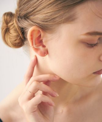 ONLINE Limited］ K10YG フープピアス S | ete