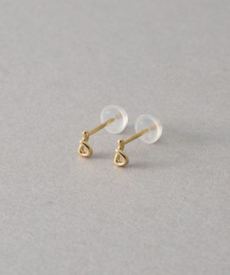 ［レイヤード］　Ｋ１０ＹＧ　ワンストローク　ピアス