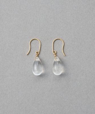 ［スウィングドロップ］　Ｋ１０　ナチュラルストーン　ピアス