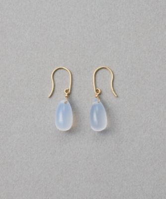 ［スウィングドロップ］　Ｋ１０　ナチュラルストーン　ピアス