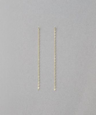 ＜ete bijoux (Women)＞［アイシーヴェール］　Ｋ１０ＩＧＧ　チェーン　ピアス