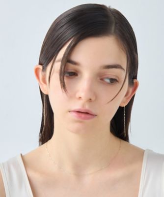 アイシーヴェール］ K10IGG チェーン ピアス | ete bijoux 