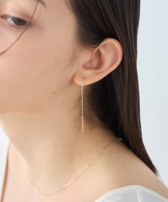 アイシーヴェール］ K10IGG チェーン ピアス | ete bijoux