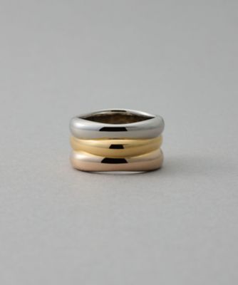 ete　SV925リング（ボールドリング） トリカラー］ ニュアンス リング ボールド | ete bijoux (Women