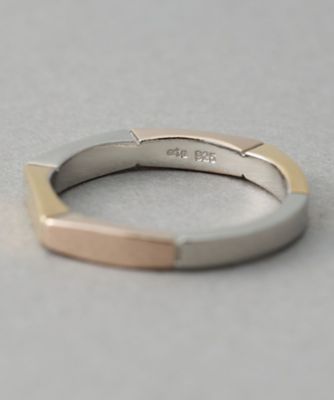 トリカラー］ ボクシー リング | ete bijoux (Women)/エテ ビジュー
