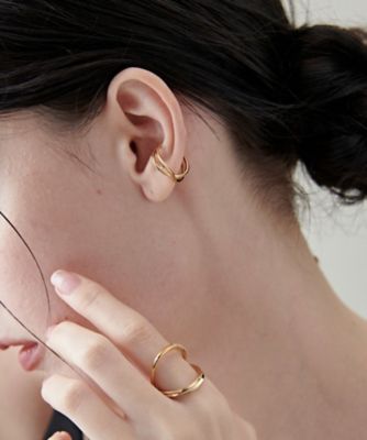 ２セット以上購入で、おまけ１本 ete パール＆ビジュー リングカフ