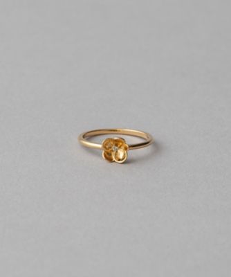 ［ファントゥージュエリー］　ナチュラルストーン　フラワー　リング