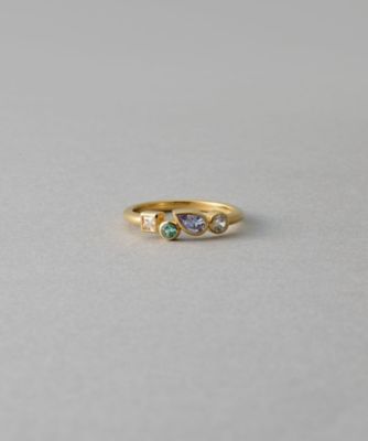 ＜ete bijoux (Women)＞［レイヤード］　ビジュー　リング