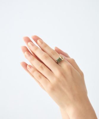 タイル］ マルチクォーツ／レモンクォーツ リング | ete bijoux (Women 