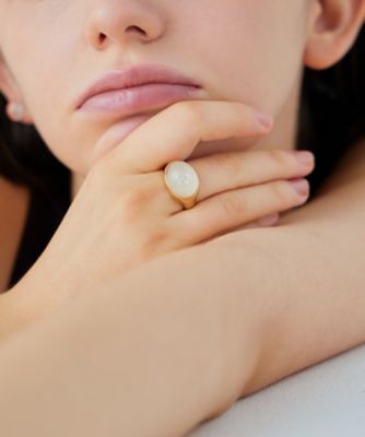 はる:ete スノードームリング　イエローゴールド 11号 スノードームリング | ete bijoux (Women)/エテ ビジュー | 三越伊勢丹