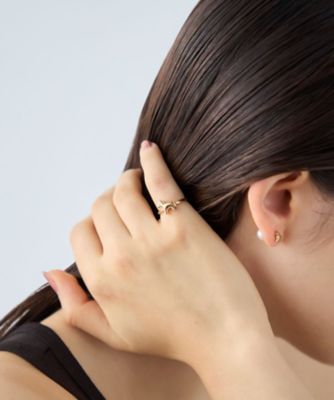 ハッピーカムカム］ ビジュー ポニー リング | ete bijoux (Women