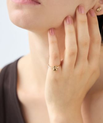 ete ネコチャンリング silver925 ゴールド ハッピーカムカム］ ビジュー ネコチャン リング | ete bijoux (Women