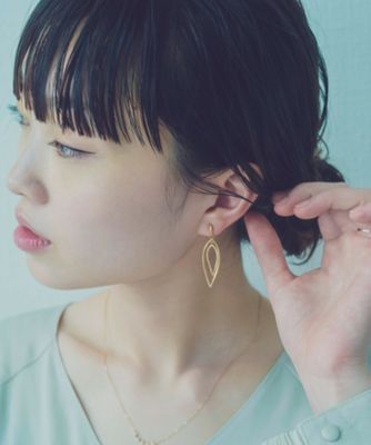 アーモンドシェイプ イヤリング | ete bijoux (Women)/エテ ビジュー 