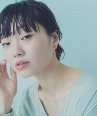 サークル　ビジュー　イヤリング