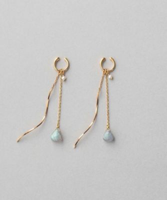 ete bijoux (Women)/エテ ビジュー イヤリング & イヤリングチャーム ナチュラルストーン/スパイラル C ピアス・イヤリング【三越伊勢丹/公式】