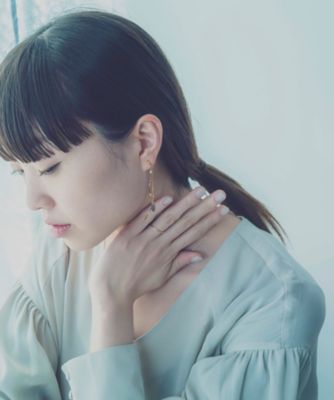 ete(エテ) ピアス&ピアスチャーム ナチュラルストーン/スパイラル ピアス＆ピアスチャーム ナチュラルストーン／スパイラル | ete