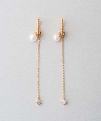 ＜三越伊勢丹/公式＞ ete bijoux (Women)/エテ ビジュー パール イヤリング＆イヤリングチャーム イエローゴールド ピアス・イヤリング【三越伊勢丹/公式】