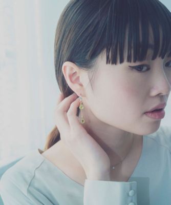 ナチュラルストーン　イヤリング