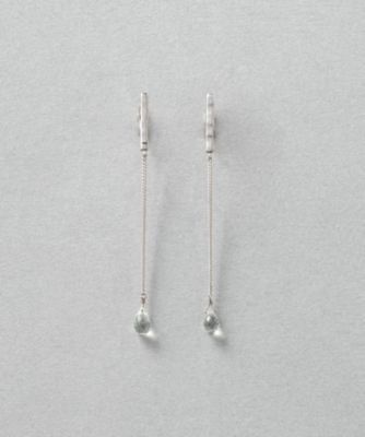 ナチュラルストーン ロングチェーン イヤリング 三越伊勢丹オンラインストア 公式