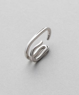 ＜ete bijoux (Women)＞プラチナカラー　ライナーカフ