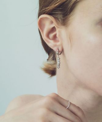パール ストレートライン イヤリング | ete bijoux (Women)/エテ