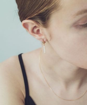 パール ストレートライン イヤリング | ete bijoux (Women)/エテ