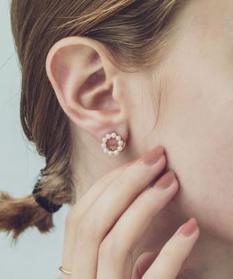 サークル パール ループイヤリング | ete bijoux (Women)/エテ