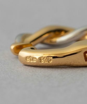 ツイスト バイカラー ハグイヤリング | ete bijoux (Women)/エテ