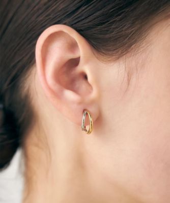 ダブルライン バイカラー ハグイヤリング | ete bijoux (Women)/エテ ビジュー | 三越伊勢丹オンラインストア・通販【公式】