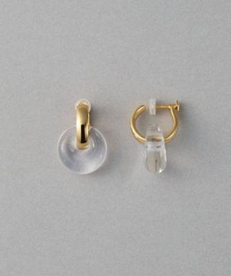 ＜ete bijoux (Women)＞［ウォーターマーク］　フープイヤリング