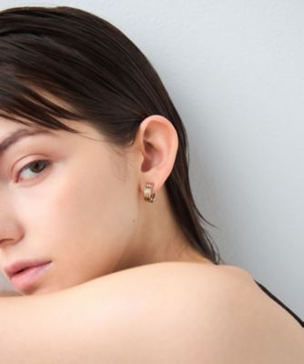 トリカラー］ フープイヤリング | ete bijoux (Women)/エテ ビジュー