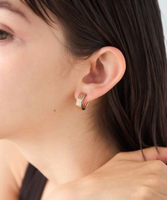 トリカラー］ フープイヤリング | ete bijoux (Women)/エテ ビジュー