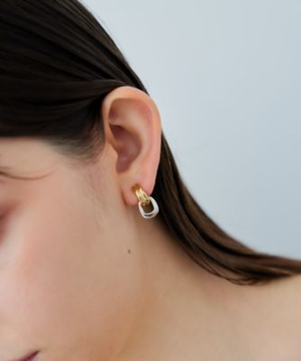 チャーム ハグイヤリング バイカラー | ete bijoux (Women)/エテ 