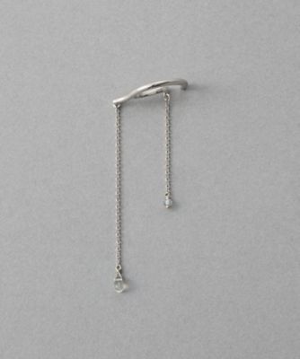 アシンメトリー］ ナチュラルストーン イヤーカフ | ete bijoux (Women
