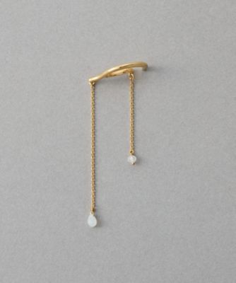 アシンメトリー］ ナチュラルストーン イヤーカフ | ete bijoux (Women