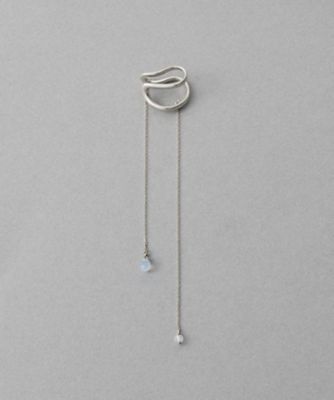 アシンメトリー］ ナチュラルストーン イヤーカフ | ete bijoux (Women