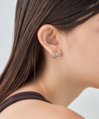 ete[ONLINE Limited] クレセントムーン ピアス ete（エテ） ピアス