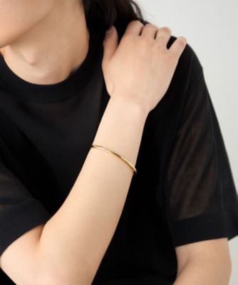 ete Silver925 ゴールドカラー バングル リグロウ シン バングル（805002） ｜ women（ウィメンズ
