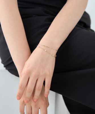 レイヤード］ チェーン コンビ ブレスレット | ete bijoux (Women