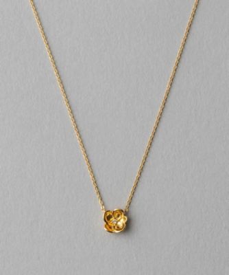 ＜ete bijoux (Women)＞［ファントゥージュエリー］　ナチュラルストーン　フラワー　ネックレス