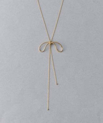 ＜ete bijoux (Women)＞［デイアップ］　リボン　ネックレス