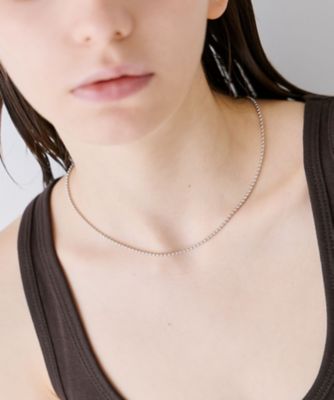【ＷＥＢ先行発売】ボールチェーン　ネックレス