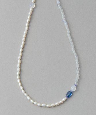 K10YG ライスパール ステーション ネックレス | ete bijoux