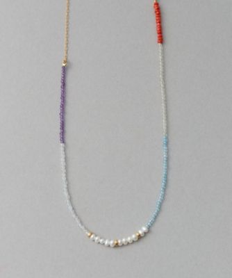 K10YG ダイヤモンド ホースシュー ネックレス | ete bijoux