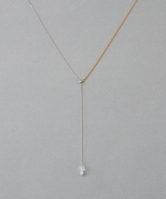 ムード］ K10YG レッドタイガーアイ ネックレス | ete bijoux