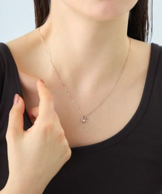 レイヤード］ パール／ダイヤモンド ネックレス | ete bijoux (Women